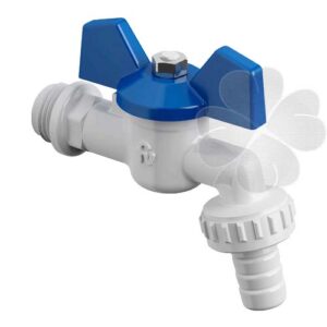 CANILLA PLASTICA 1/4 GIRO 1/2 MOÑO